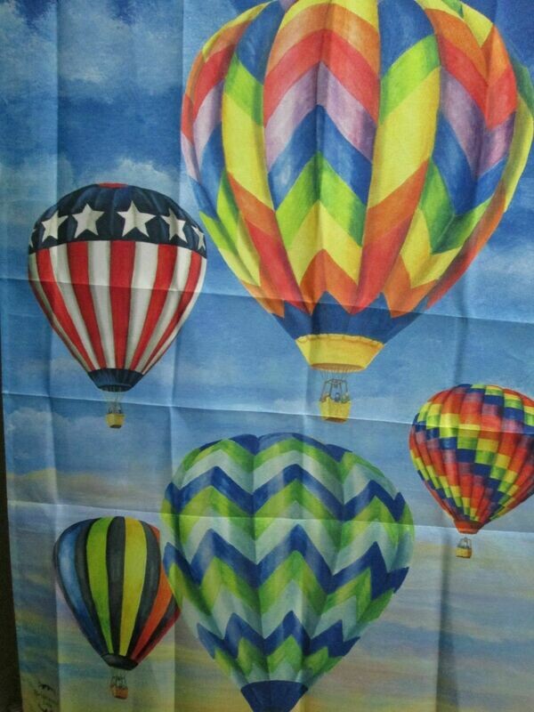 House Banner - Hot Air Balloons Approx 28 x 40 inch