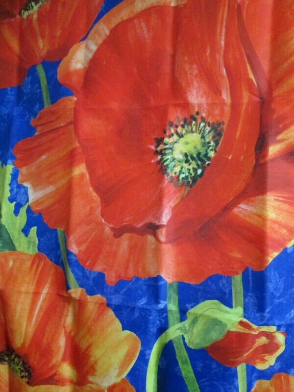 House Banner - Large Red Poppys Approx. 28 x 40 inches