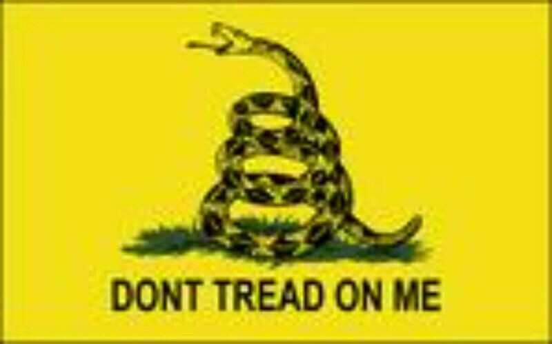 Novelty-Dont Tread On Me 3x5 ft Satin Polyester