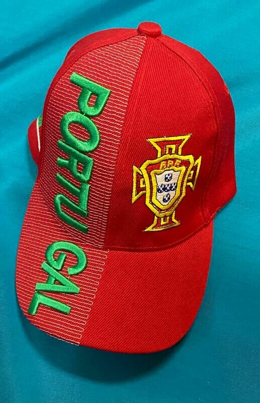 Portugal Embroidered Red Hat
