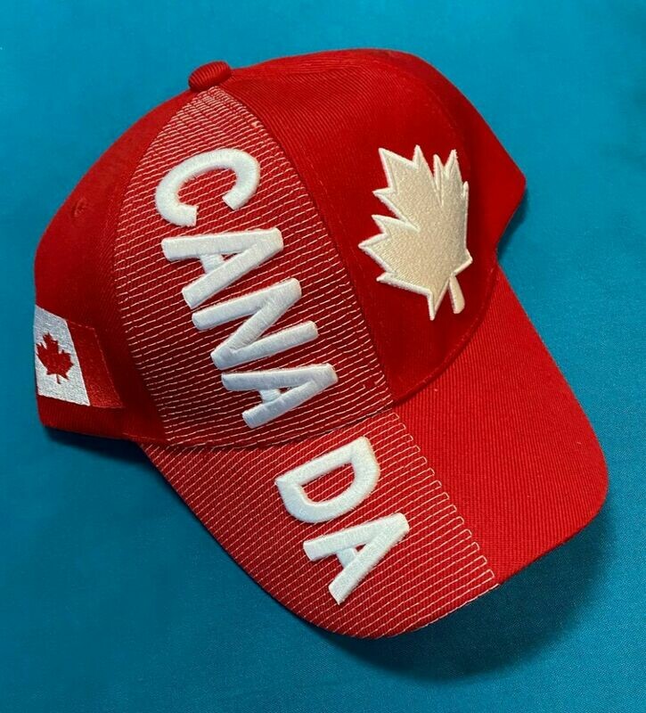 Canada Embroidered Red Hat