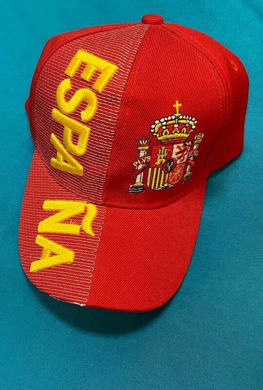 Spain Embroidered Red Hat