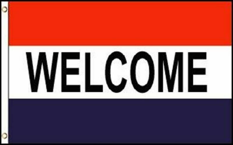 B-WELCOME 3x5 ft SatinPoly
