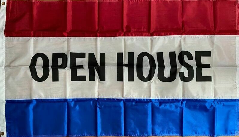 B-OPENHOUSE 3x5 Red White Red 200 D Nyl