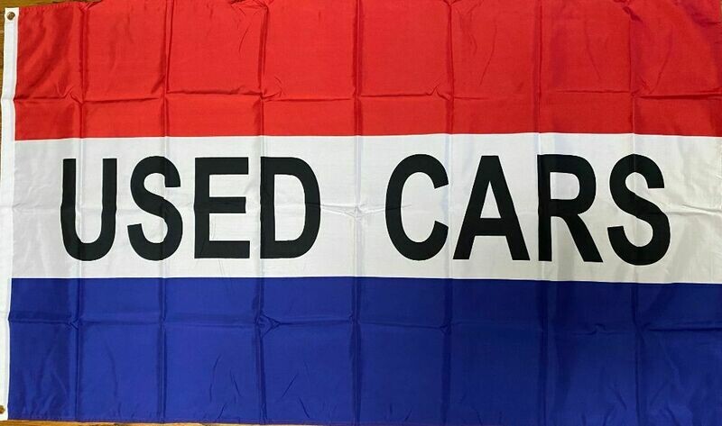 B-Used Cars 3x5 ft Satin Poly