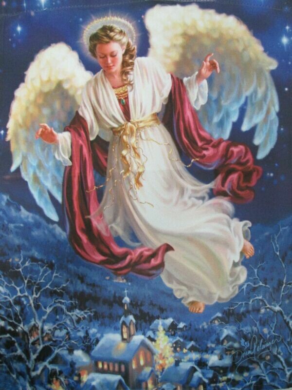 Garden Banner - Heavenly Angel - Approx 11 x 17 inches