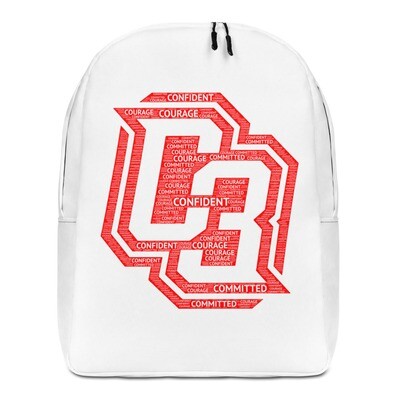 C3X Red Minimalist Backpack