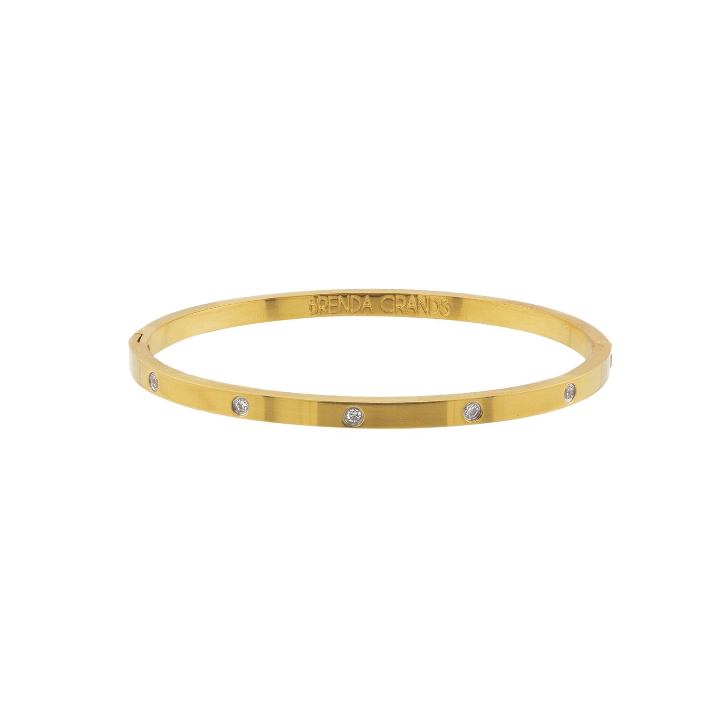 Diamond Bangle - Gold