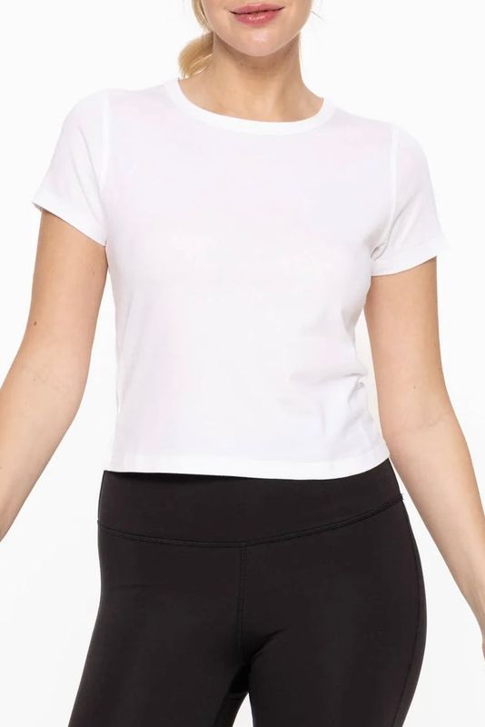 Essential Cotton Baby Tee - White