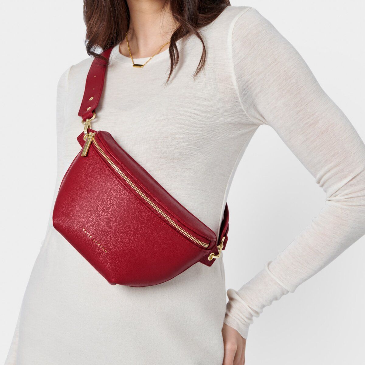 Maya Belt Bag - Garnet Red