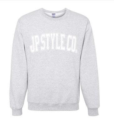 JP Style Co. Crewneck Sweatshirt - Heather Grey