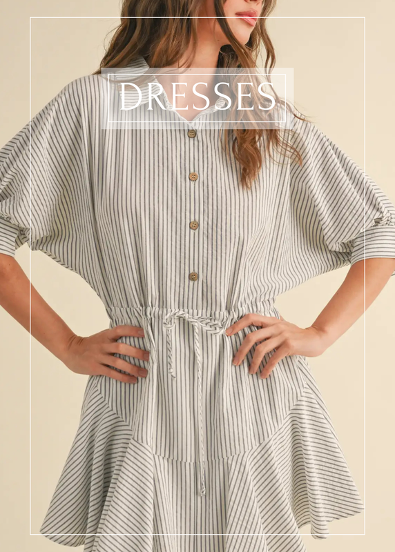 Only - Onlmargon L/S Shirt Tie Dress - 4979728 Black Dots