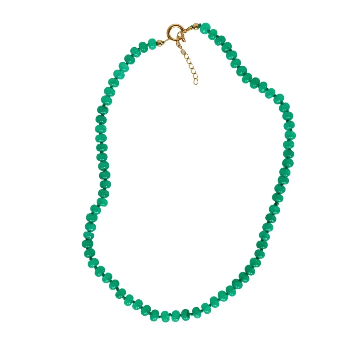 Genuine Jade Candy Necklace 18&quot;