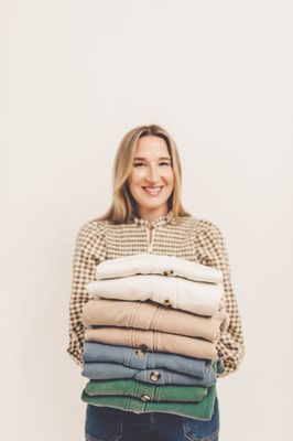 French Terry Cropped Cardigan