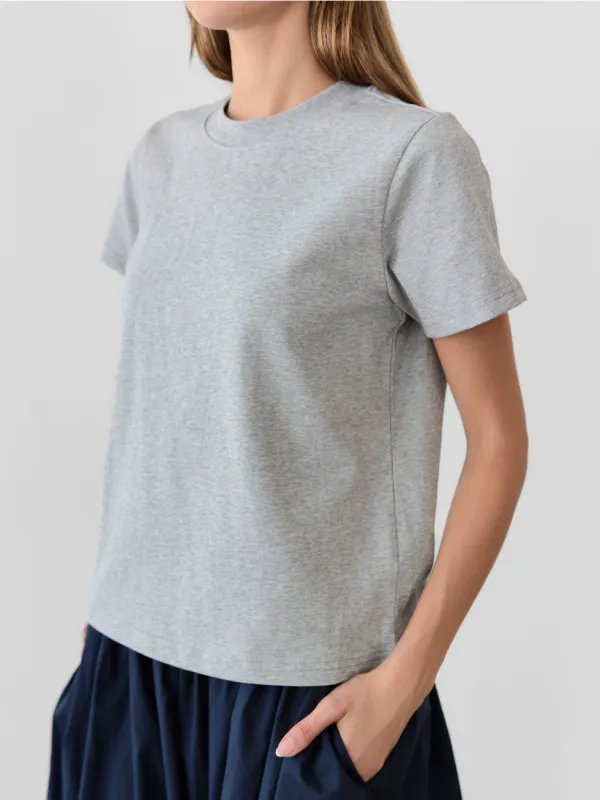 Lanie Long Heavyweight Cotton Tee