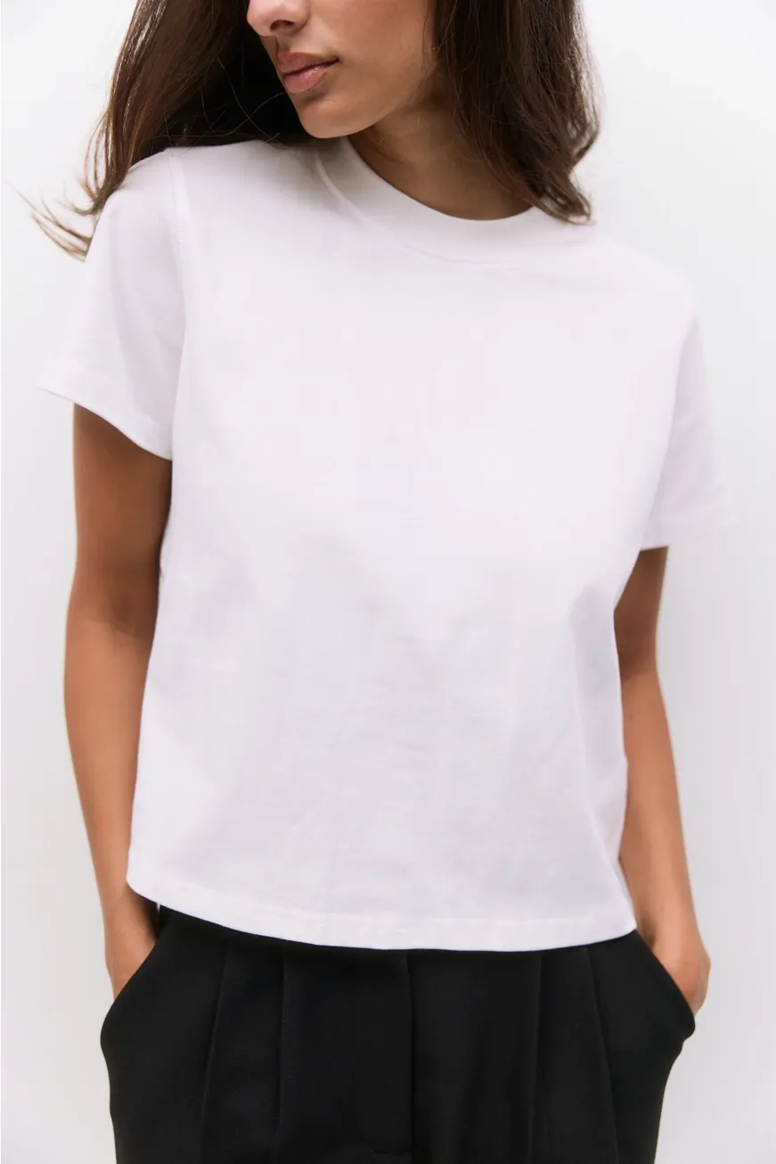 Lanie Heavyweight Cotton Tee