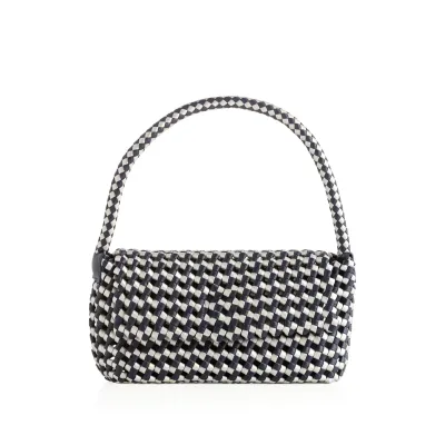 Monroe Shoulder Bag - Navy / Silver