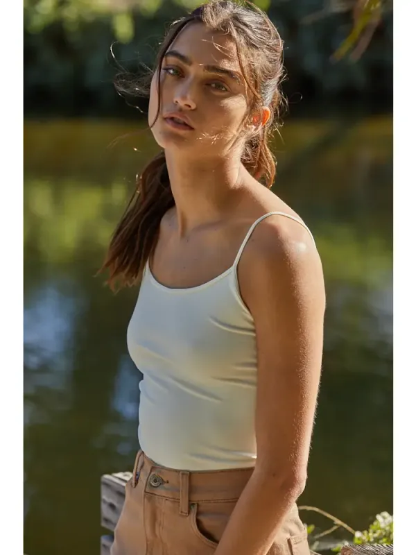 Basic Full Length Cami - Ivory