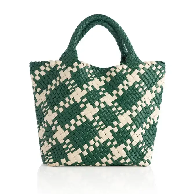 Blythe Plaid Mini Tote - Hunter