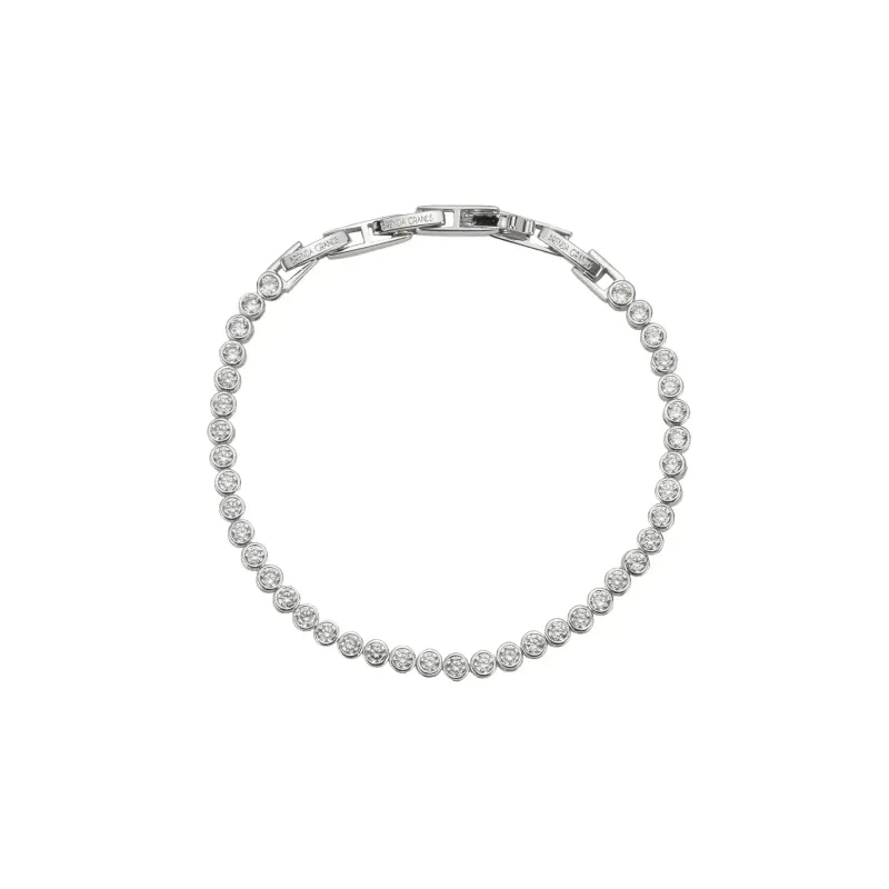 Link Tennis Bracelet - Silver