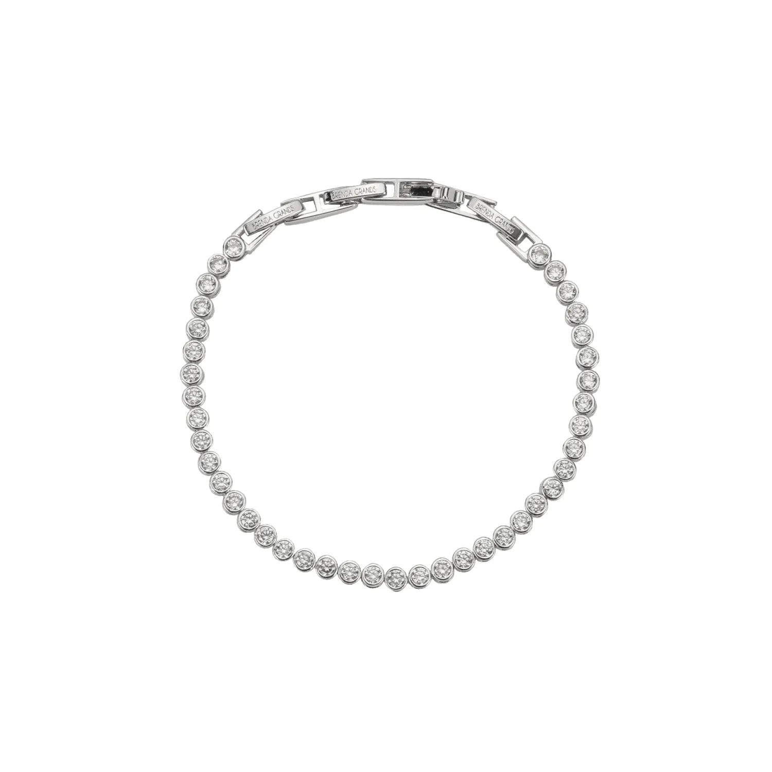 Link Tennis Bracelet - Silver