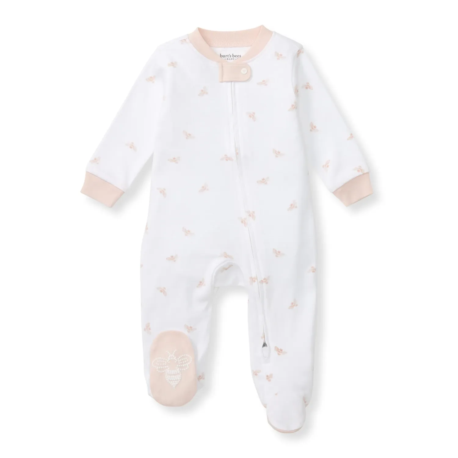 Baby Organic Cotton Sleeper - Ranunculus Bees