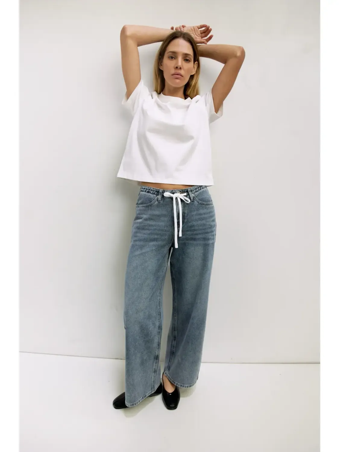 The Danika Drawstring Denim Pants