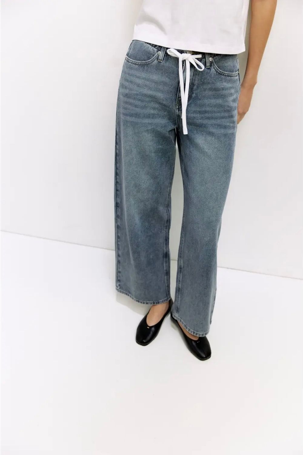 The Danika Drawstring Denim Pants