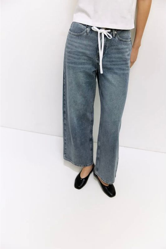 The Danika Drawstring Denim Pants