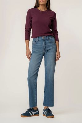 KUT Avery High Rise Easy Straight Leg Jean