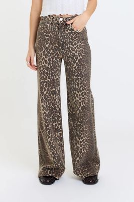 The Far Out High Rise Wide Leg Jean in Cool Cat