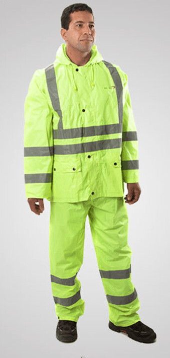 Traje de lluvia alta visibilidad