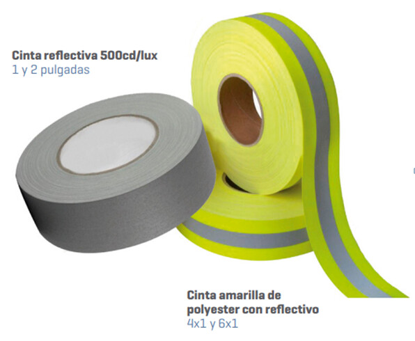Cintas reflectivas para coser