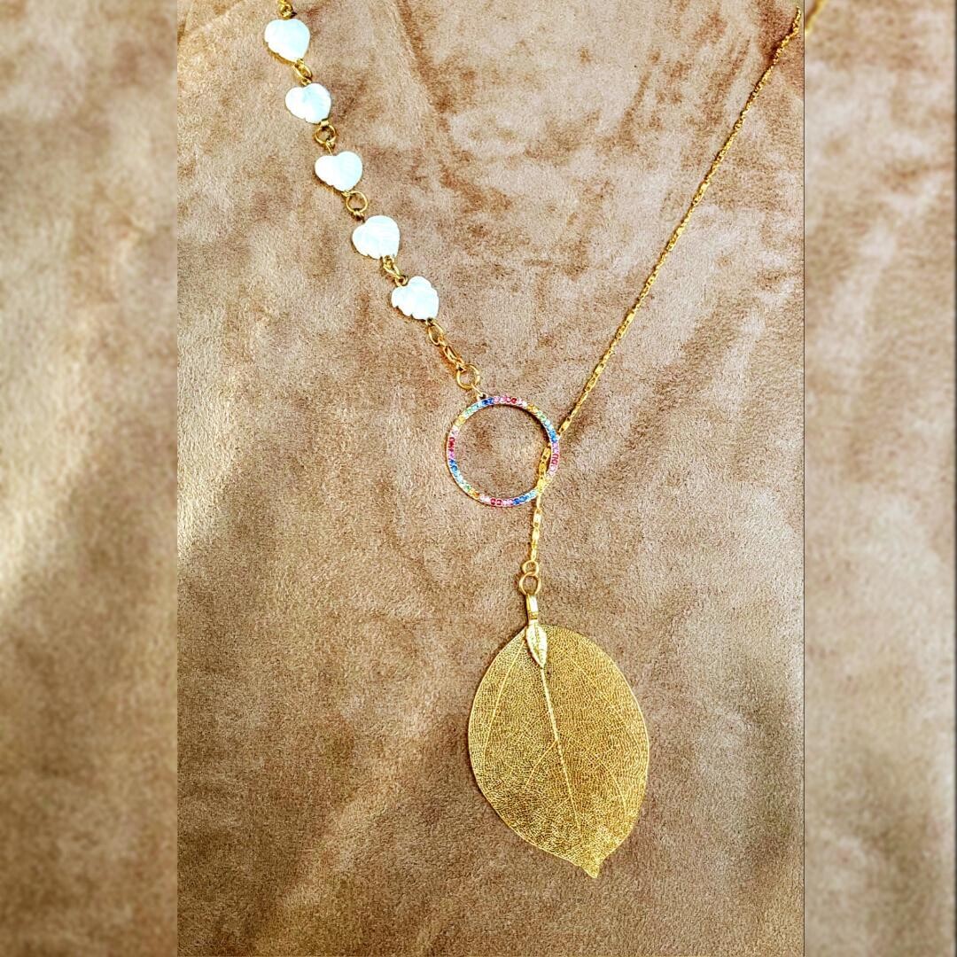 Shell Leaves Necklace