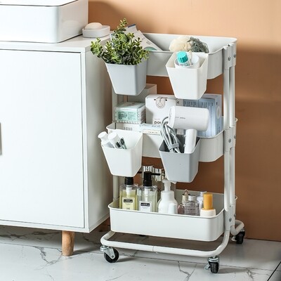 Organizador de 3 niveles TROLLY ROSA