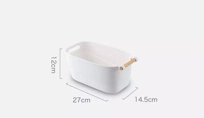 Caja WOODY con jalador de madera pequeña