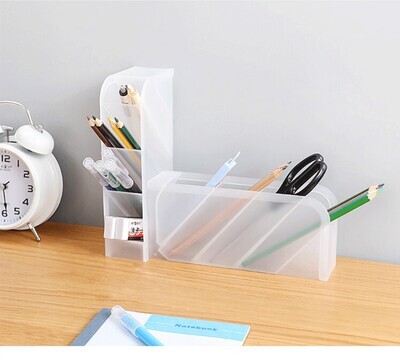 Caja Transparente de escritorio pequeño/delgada