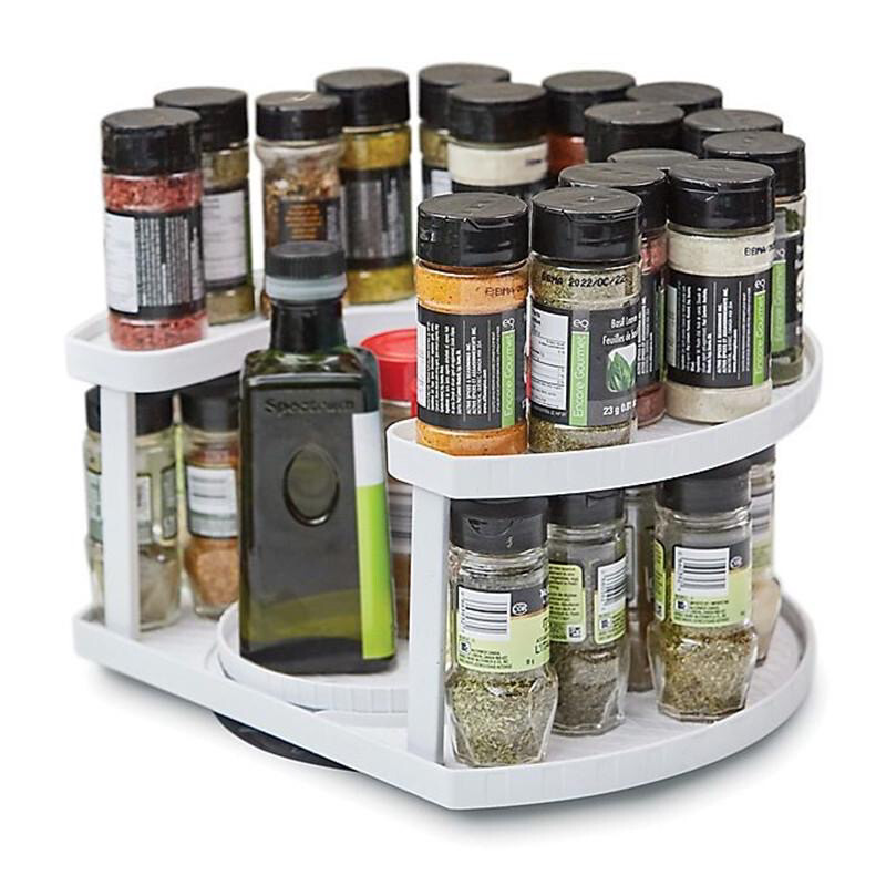 Lazy Susan Doble Semicircular