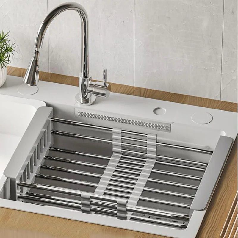 Escurridor extensible de acero inoxidable