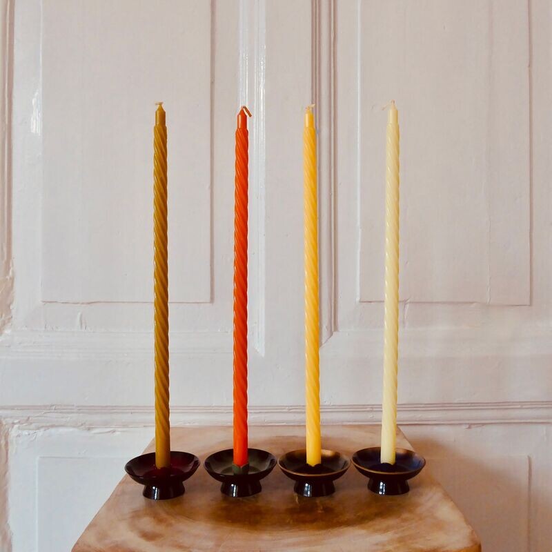 Kerzenständer 4 Leuchter Set Kerzen Vintage
