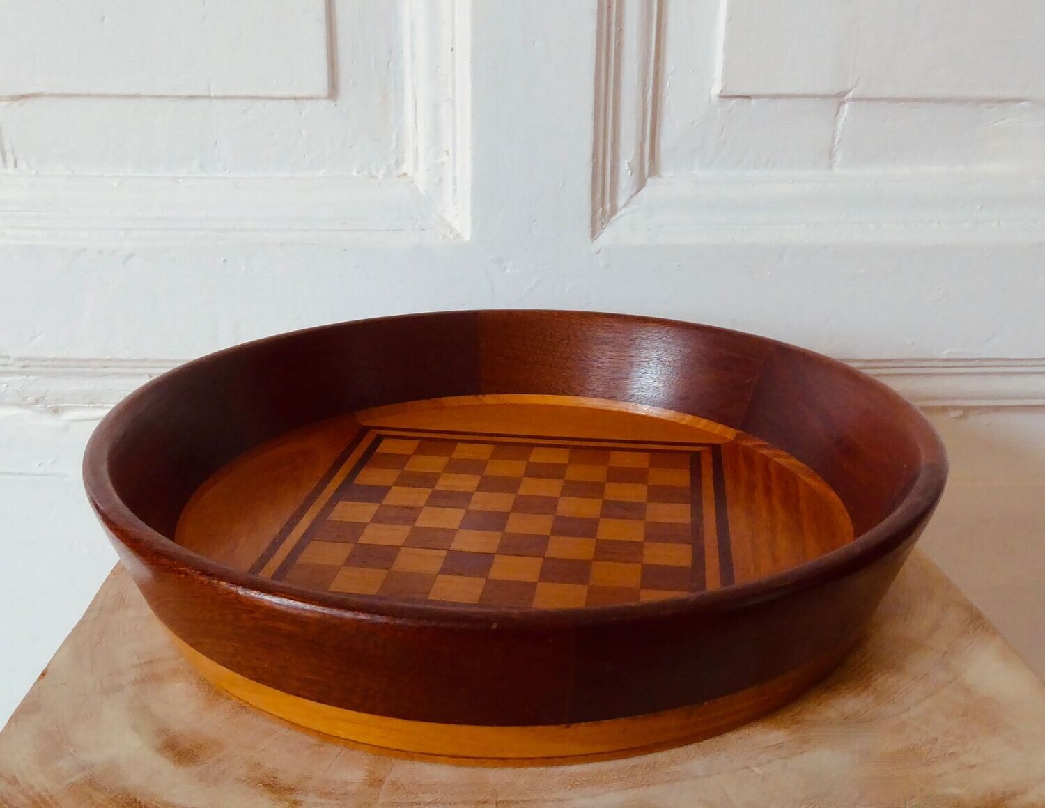 Holz Schale Schach