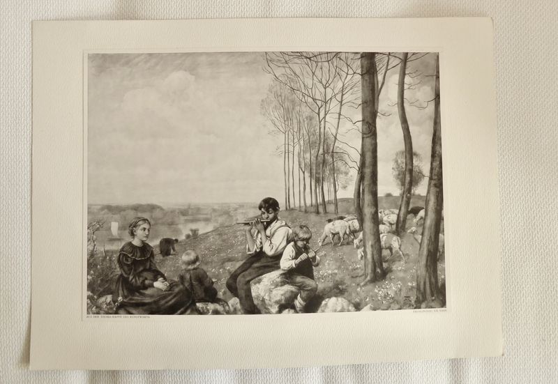 Antiker Kunst Druck Hans Thoma