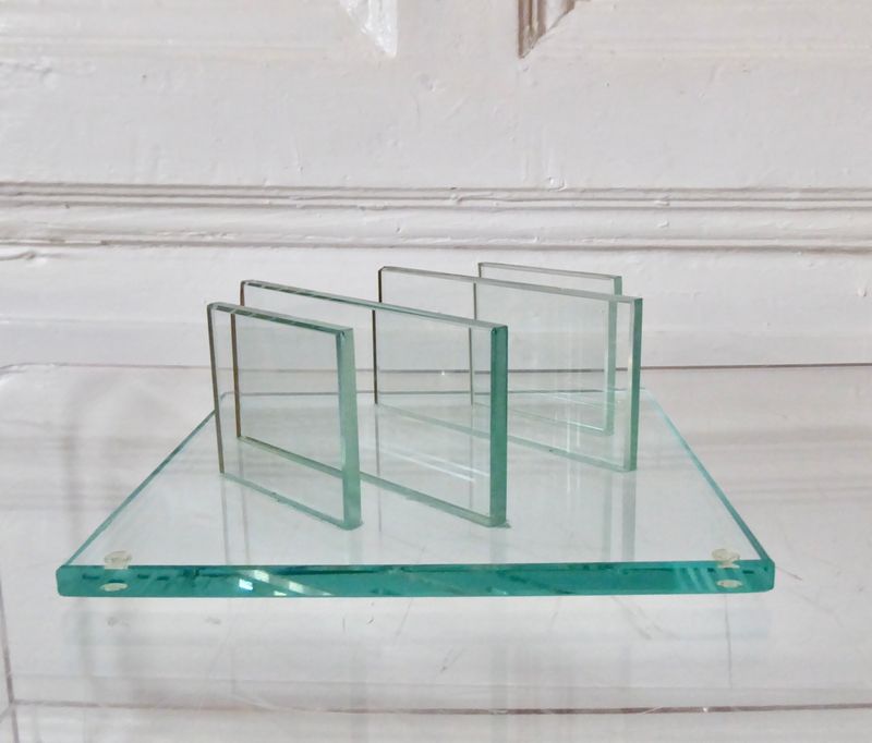 Brief Karten Bücher Halter Glas