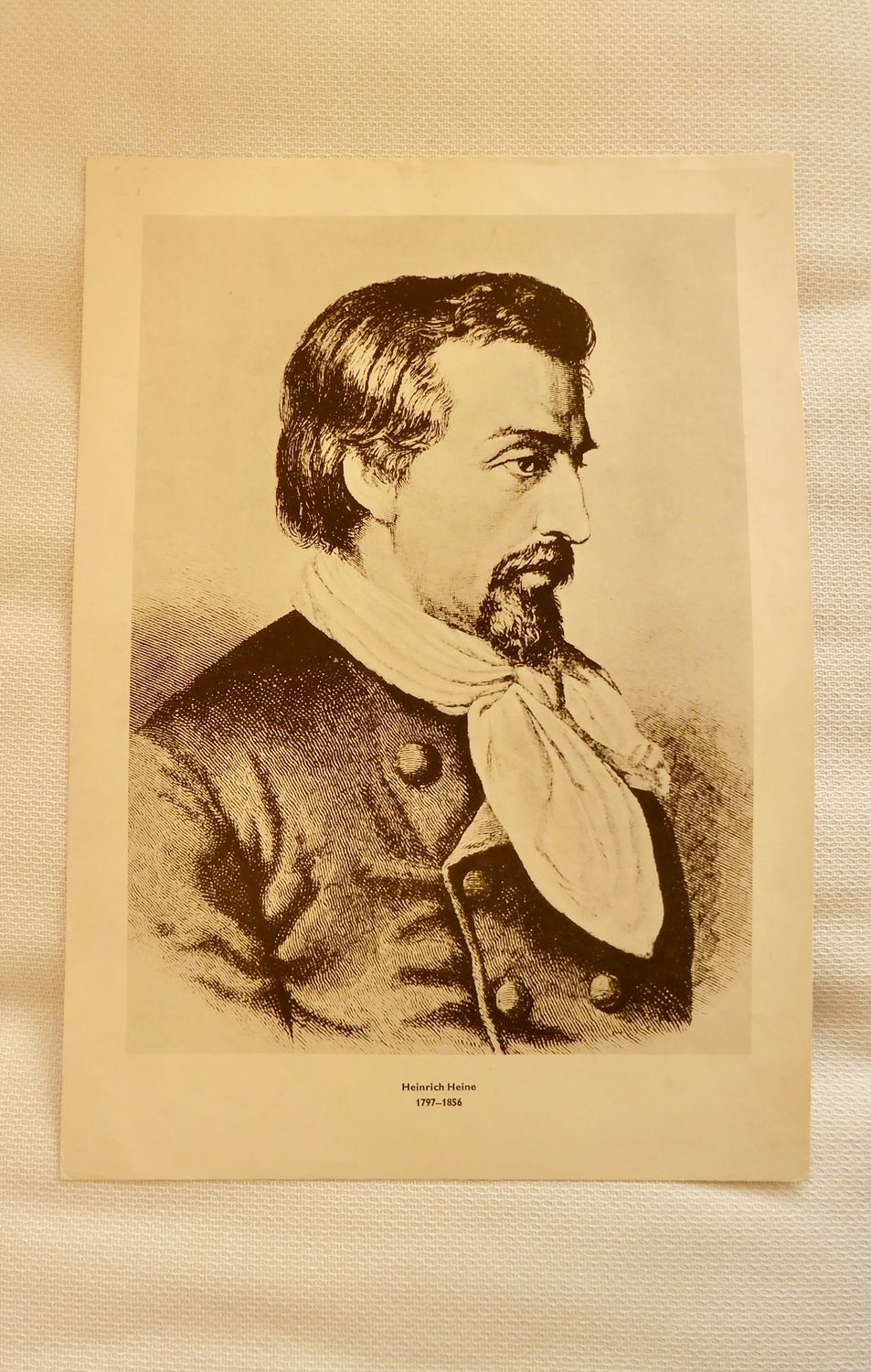 Heinrich Heine Porträt Druck