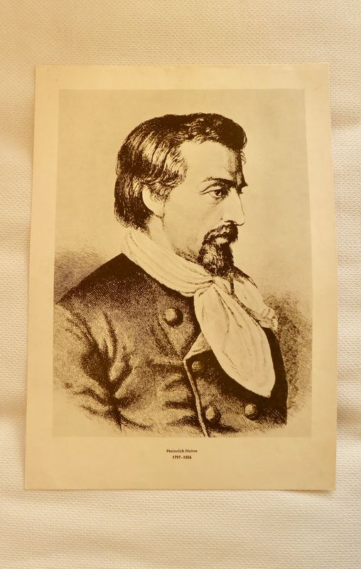 Heinrich Heine Porträt Druck