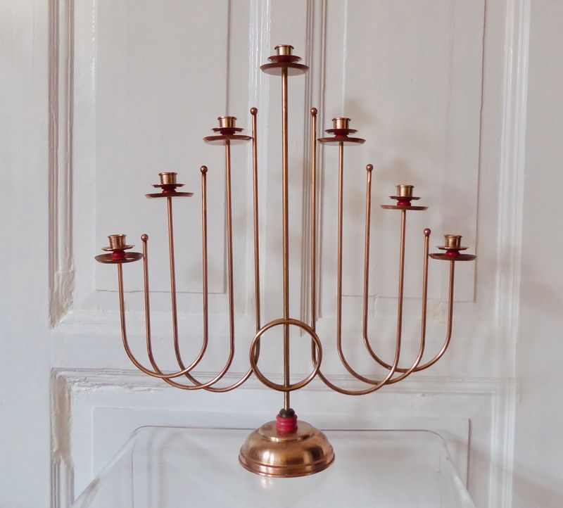 Großer Leuchter Menorah Kerzenständer