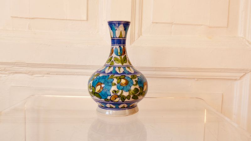 Indische Steinzeug Keramik Vase