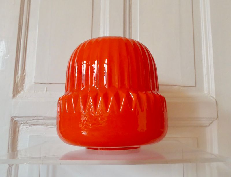 Lampenschirm Glas Lampe Tschechoslowakei 60er