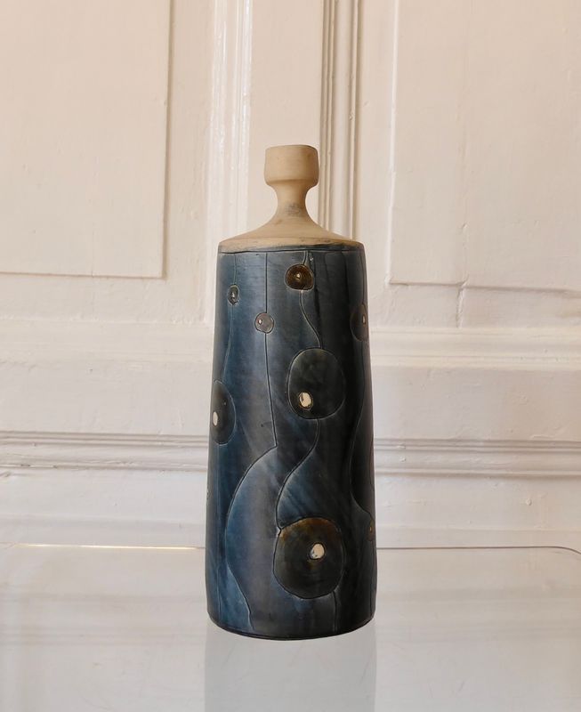 Worpsweder Kunst Keramik Kerzenhalter TT Behrendt