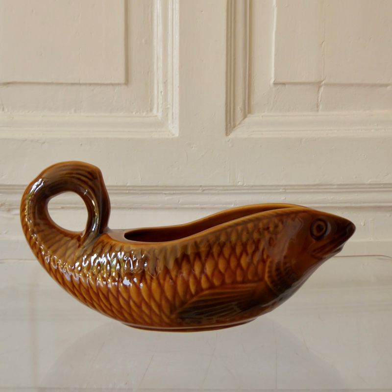 Sarreguemines Fisch Sauciere